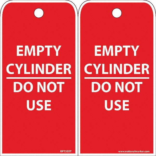 AccuformNMC - Safety Tag: 4-1/2" High, 6-3/4" Wide, Poly, "Blank" | MSC ...