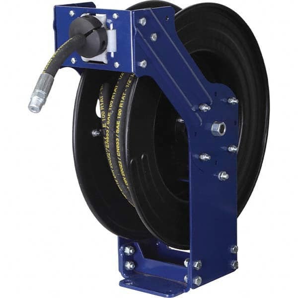 PRO-LUBE - Hose Reel with Hose: 3/8″ ID Hose x 50', Spring Retractable -  10923019 - MSC Industrial Supply