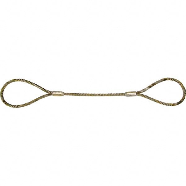 Eye & Eye Sling: 10' Long, 22.45 Ton Vertical
