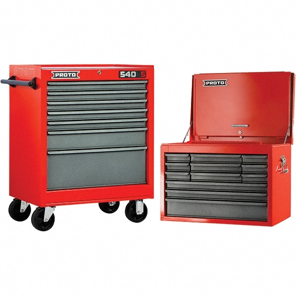 Steel Tool Roller Cabinet: 7 Drawers