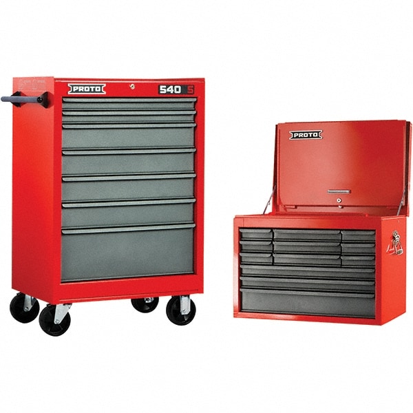 Steel Tool Roller Cabinet: 7 Drawers