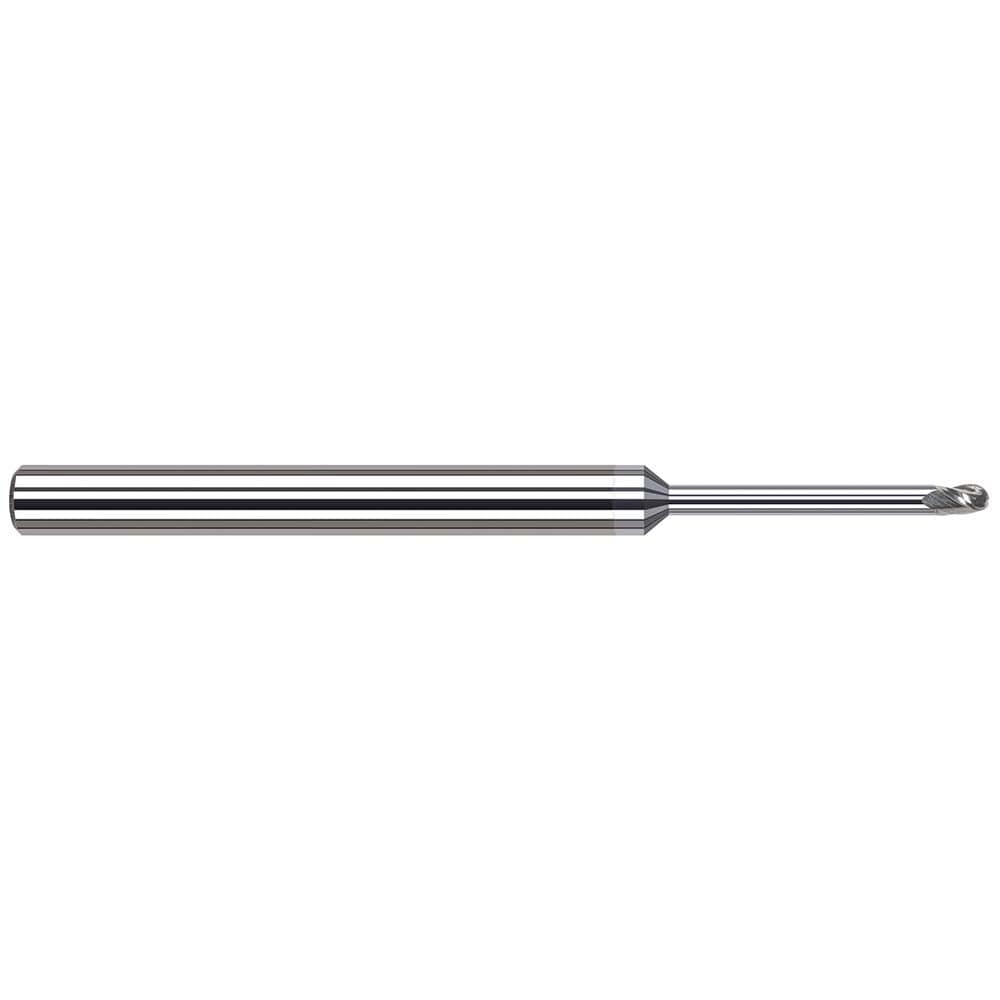 Harvey Tool 925162-C8 Ball End Mill: 0.062" Dia, 0.093" LOC, 3 Flute, Solid Carbide Image