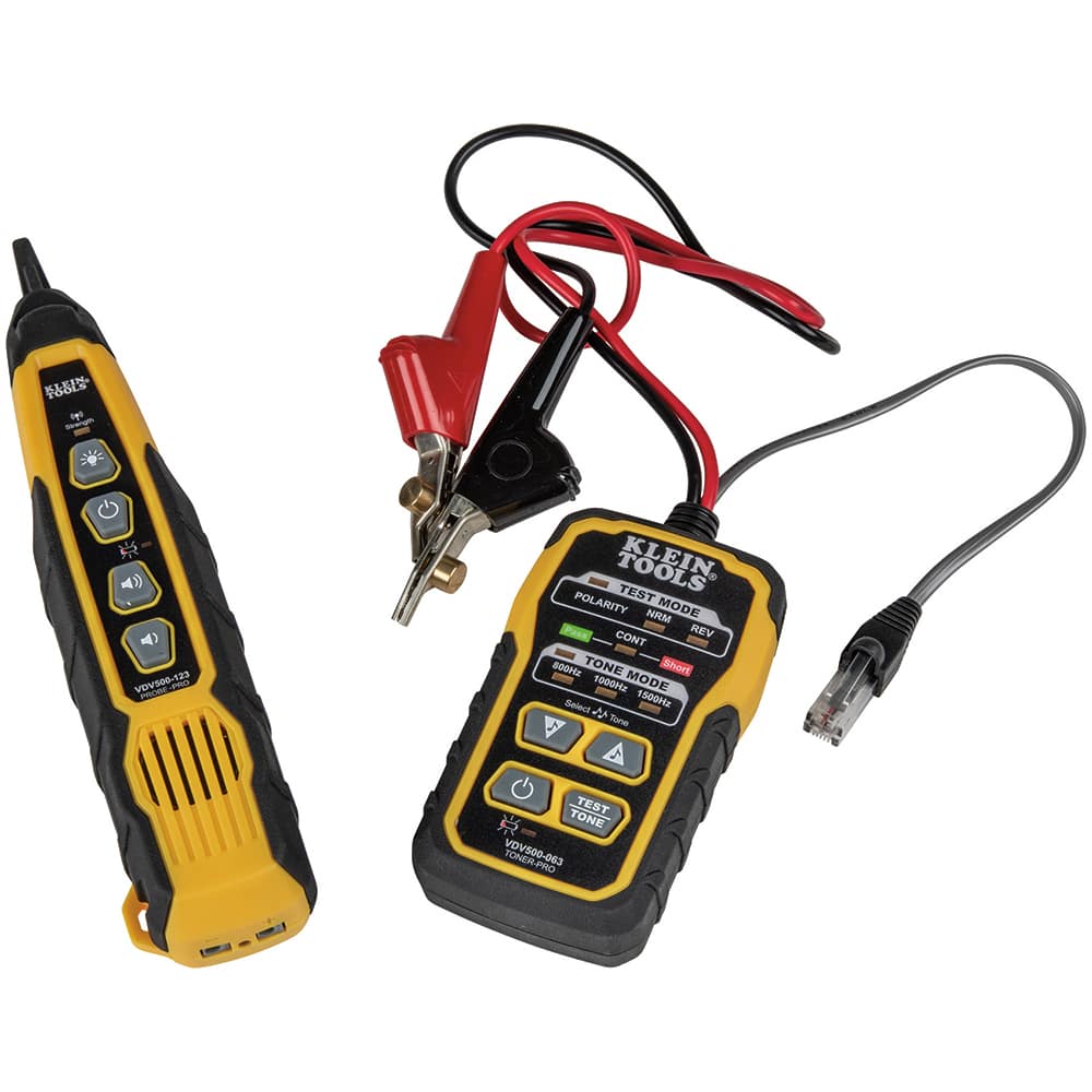 Klein Tools VDV500-820 Cable Tools & Kit: 2 Pc, Pouch, Use with RJ11, RJ12 & FJ45 Jack 