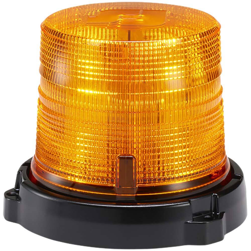 Emergency Light Assemblies; Type: Beacon; Beacon ; Voltage: 12 to 24 V dc; 12-24 V dc ; Flash Rate: Variable ; Mount: Magnetic; Magnetic ; Color: Amber; Amber ; Power Source: 12-24V DC