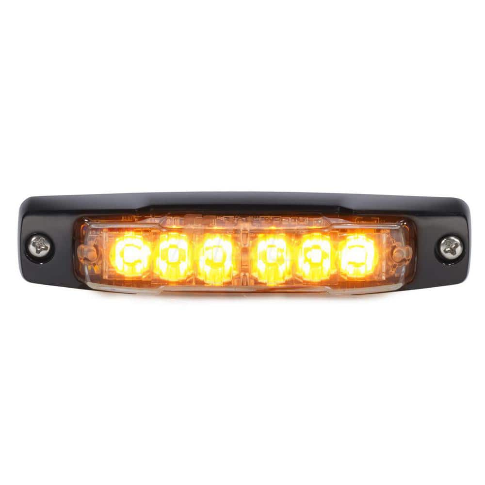 Emergency Light Assemblies; Type: Led Warning Light ; Flash Rate: Variable ; Flash Rate (FPM): 27 ; Mount: Surface ; Color: Amber ; Power Source: 12 Volt DC