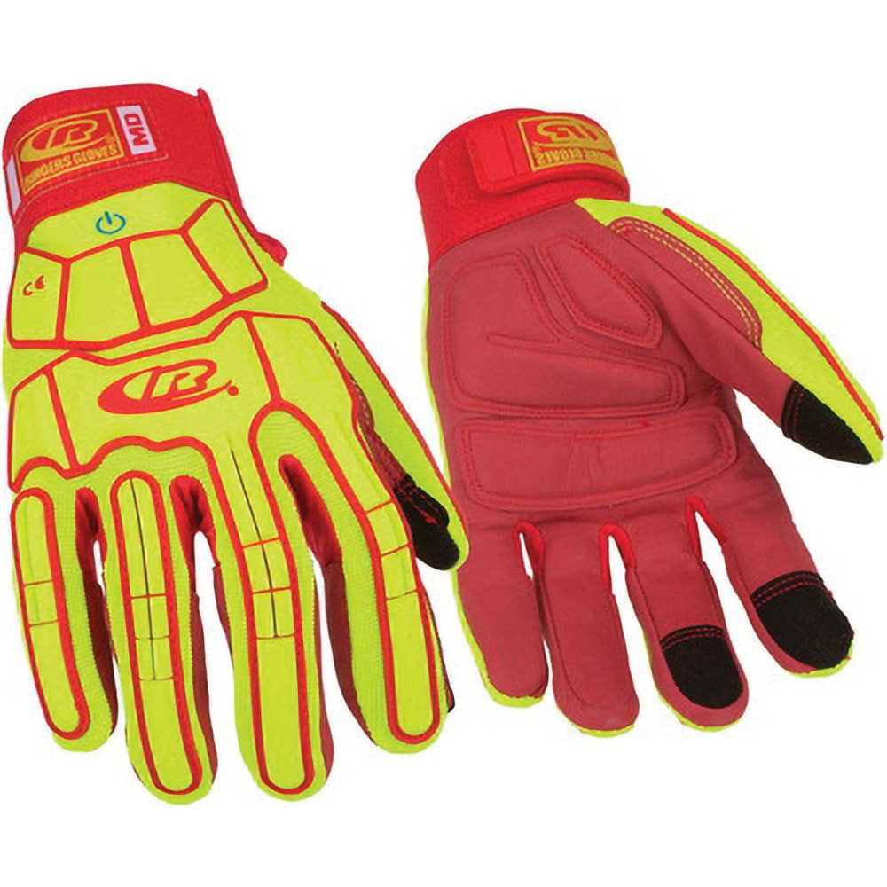Impact-Resistant & Cut-Resistant Gloves: Size Small, ANSI Cut A3, Unlined Lined, Leather