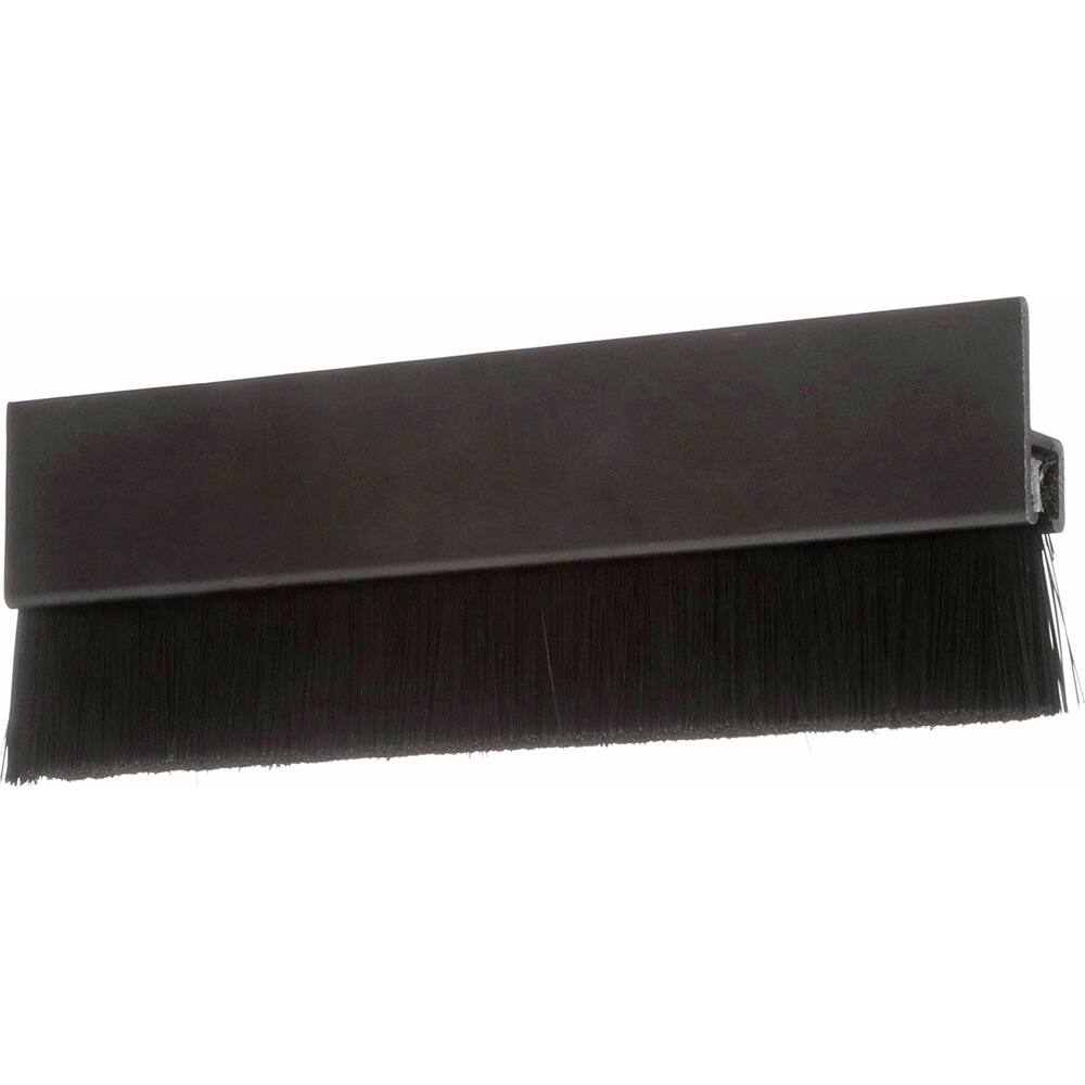 Sweeps & Seals; Type: Brush Seal ; Width (Inch): .366 ; Finish/Coating: Duranodic Bronze ; Material: Nylon; Duranodic Bronze ; Back Strip Brush Width (Inch): 1.102 ; Bristle Length (Inch): 1.1900