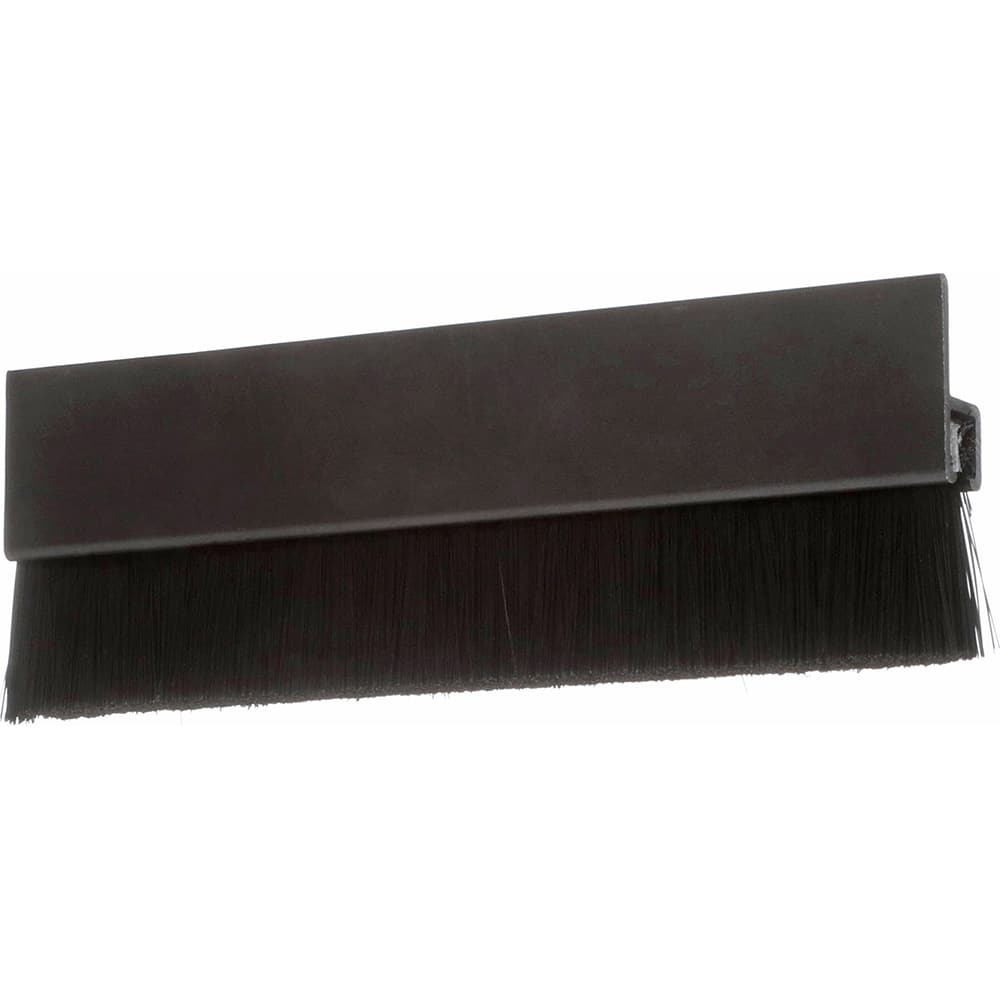 Sweeps & Seals; Type: Brush Seal ; Width (Inch): .366 ; Finish/Coating: Duranodic Bronze ; Material: Nylon; Duranodic Bronze ; Back Strip Brush Width (Inch): 1.102 ; Bristle Length (Inch): 1.0000