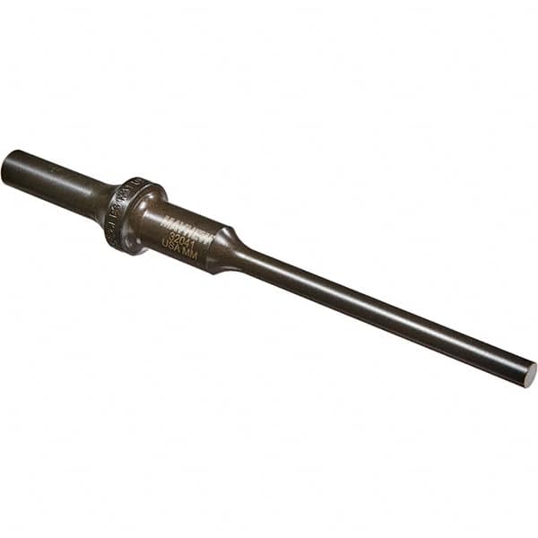 Pneumatic Tool: Roll Pin Punch, 1/4" Head Width, 6" OAL