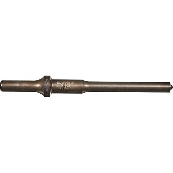 Pneumatic Tool: Roll Pin Punch, 3/8" Head Width, 6" OAL