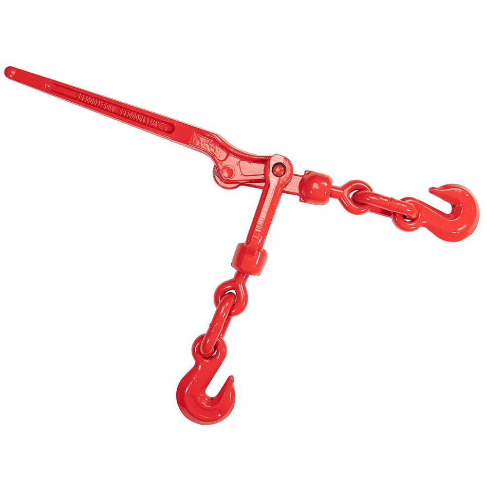 Loadbinders; Type: Lever ; Maximum Chain Size (Inch): 0.635in ; Minimum Chain Size (Inch): 0.50in ; Work Load Limit: 13000lb ; Take Up Length: 5.08in ; Fitting Type: Clevis End