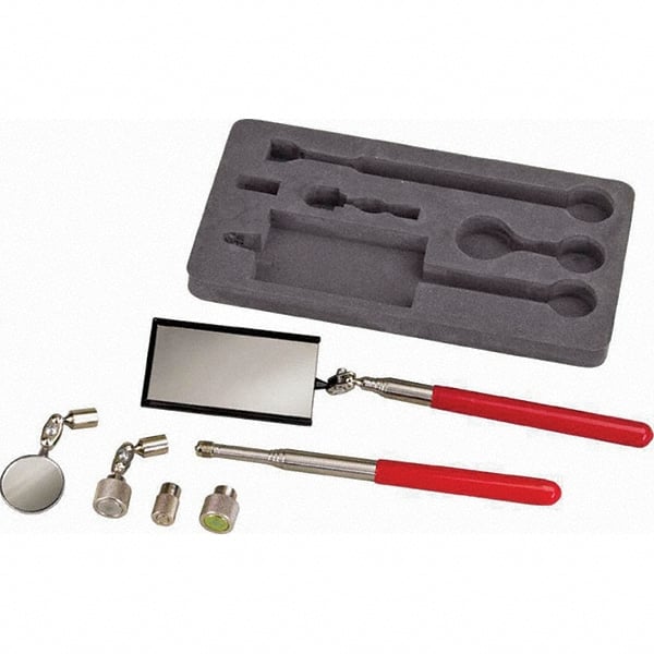 OTC 4650 Inspection Mirror Sets; Mirror Shape: Square ; Features: Magnifying ; Mirror Diameter (Inch): 1 ; Magnetic: Yes 