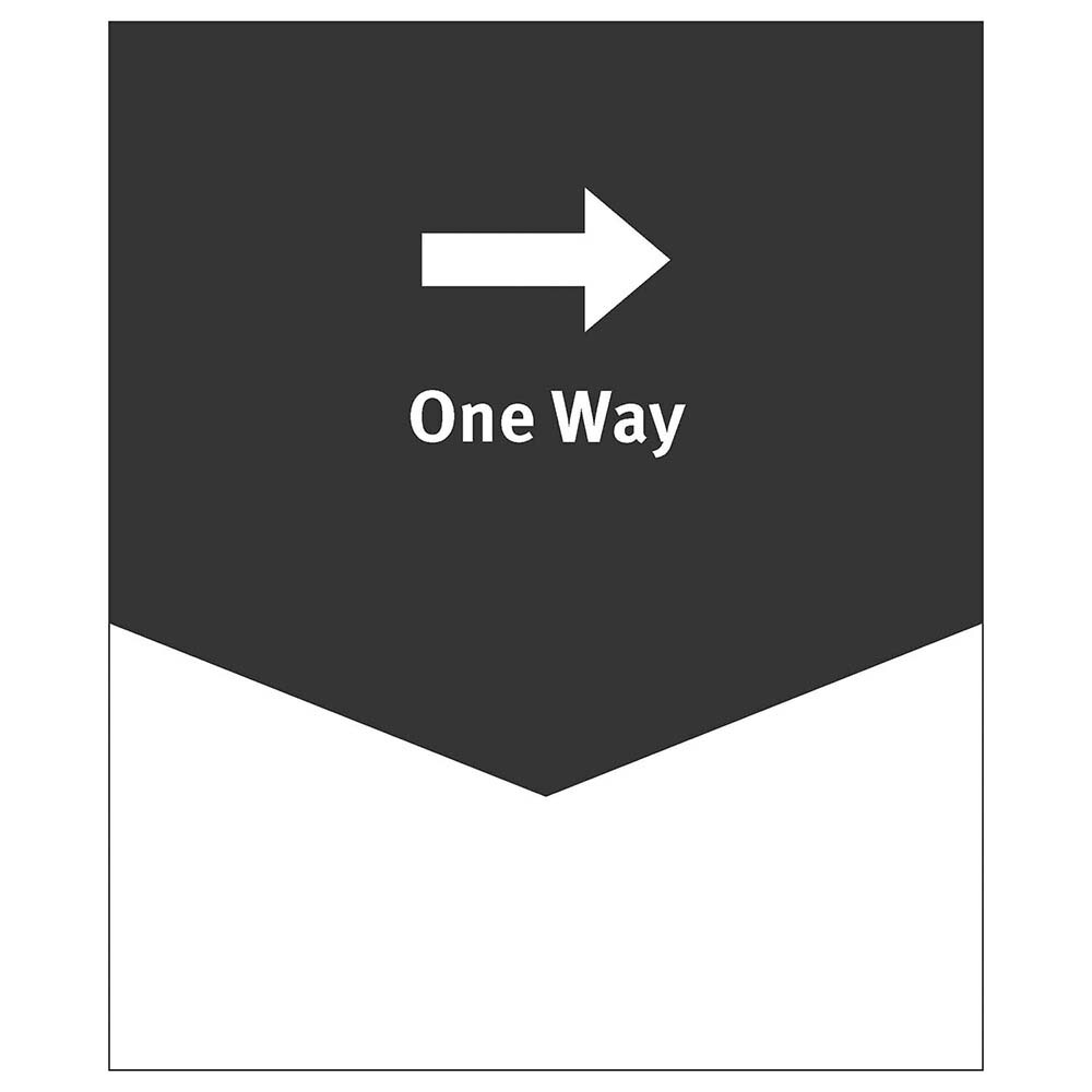 Sign: "One Way"