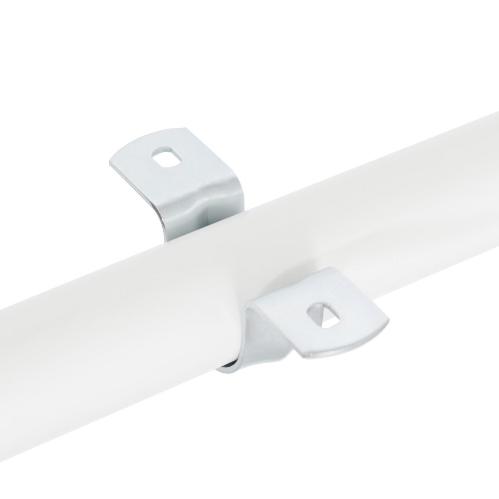 Framing Pipe Fittings & Connectors: Product Type: Under-Clamp Joint; Material: Galvanized Iron, Steel; Compatible Pipe Shape: Round