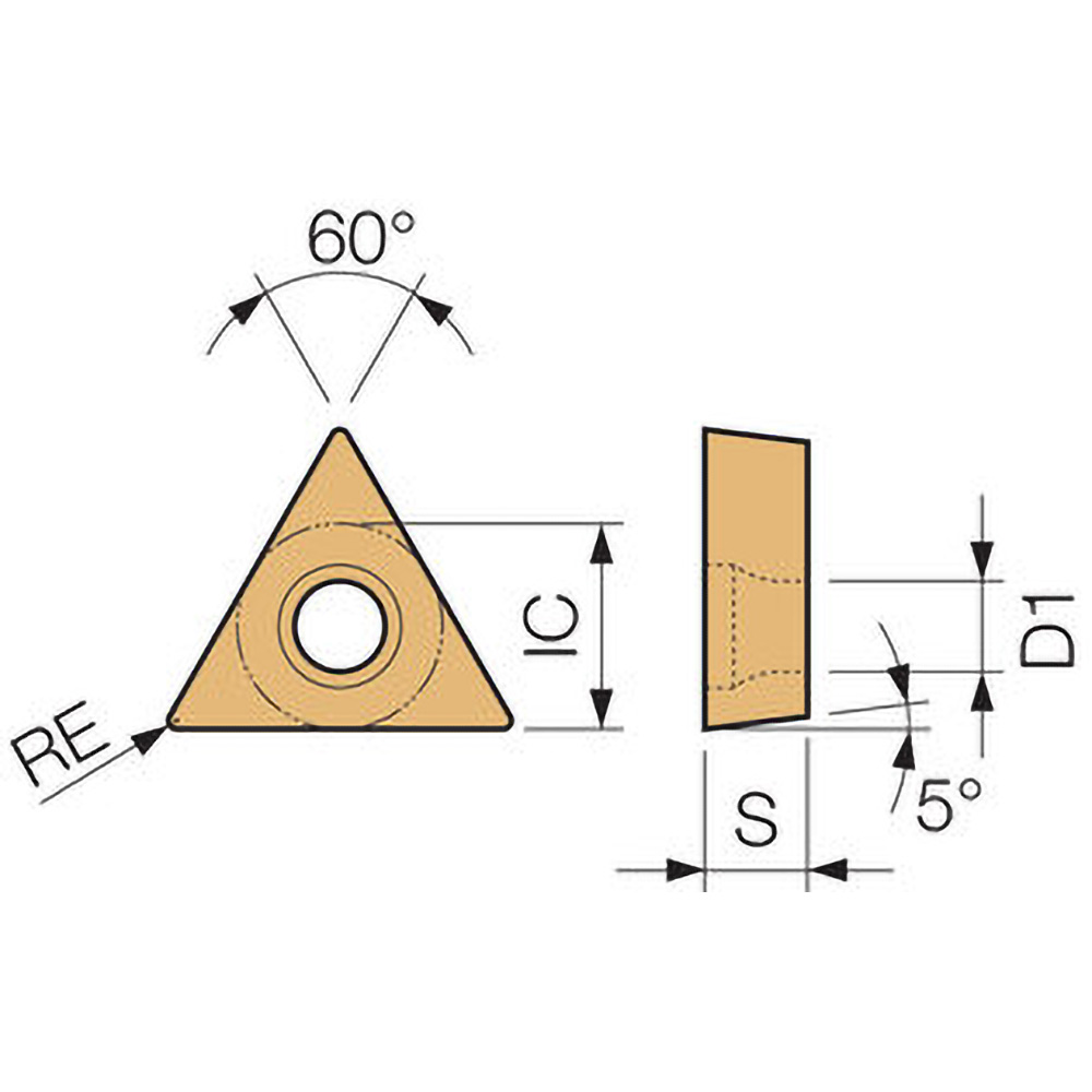 Kyocera - Boring Inserts: Insert Style: TBET; Insert Size Code: 1211 ...