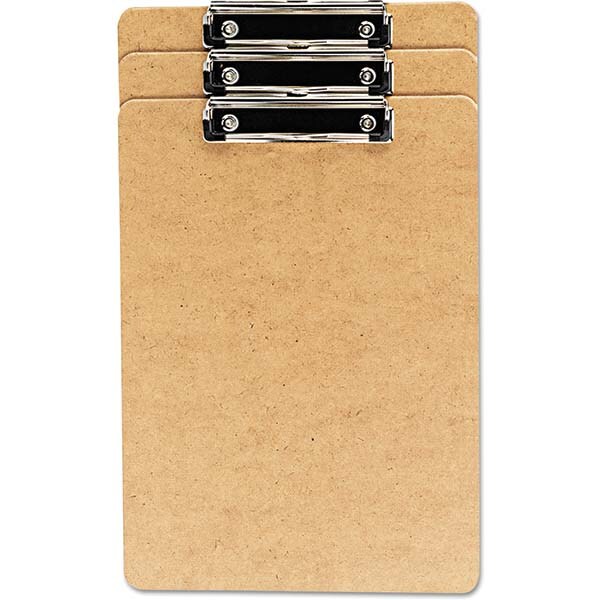 17.9" Long x 9" Wide x 0.39" High Hardboard Clip Board