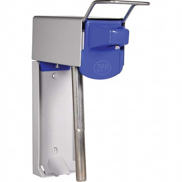 ZEP 3785 mL Push Operation Liquid Hand Soap Dispenser - Wall Mount, Aluminum, Gray | Part #600101