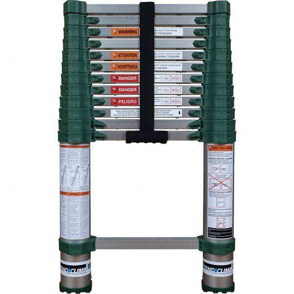 Extension Ladders; Ladder Type: Telescoping ; Working Length (Feet): 9.5 ; Retracted Ladder Height: 32.0000in ; Body Material: Aluminum ; Ladder Rating: Type IA ; Standards: ANSI