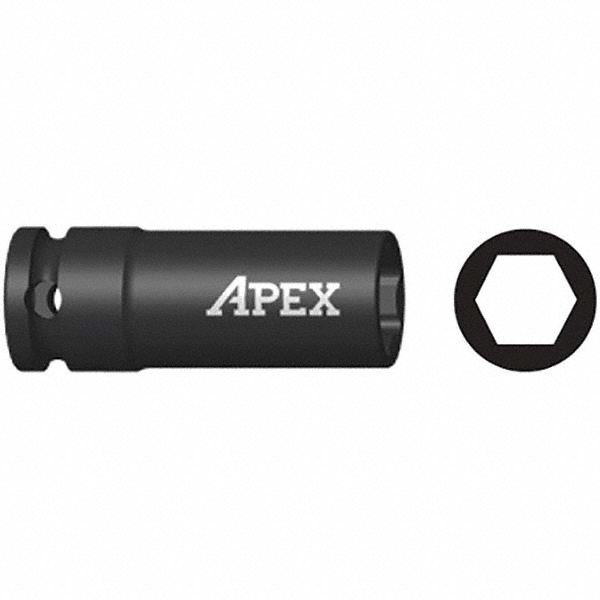 Apex 3/8" Drive 9/16" Standard Thin Wall Universal Impact Socket