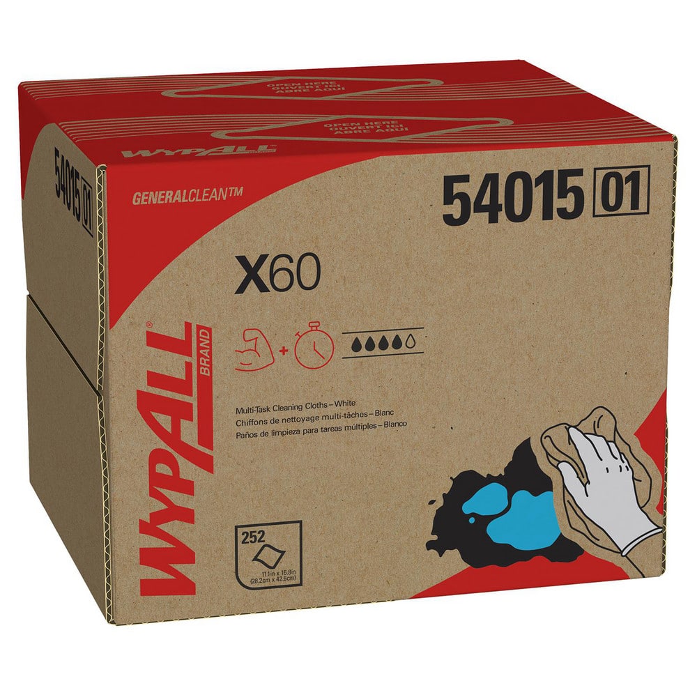 WypAll 54015 Shop Towel/Industrial Wipes: Disposable & X60 