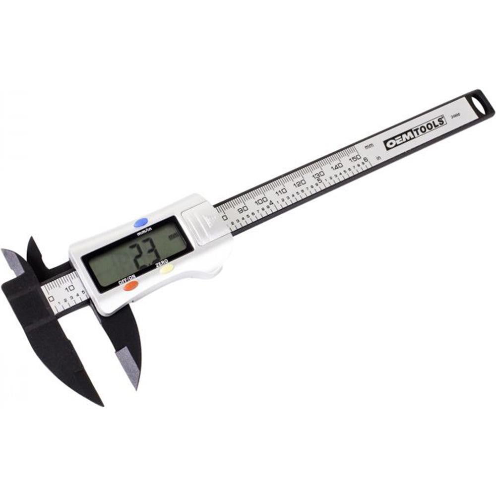 Electronic Calipers; Maximum Measurement (Decimal Inch): 6.0000 ; Maximum Measurement (mm): 150.00 ; Data Output: No ; Calibrated: No ; Caliper Material: Stainless Steel ; Jaw Material: Carbide-Tipped