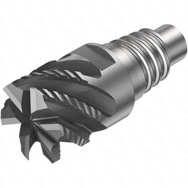 Square End Mill Heads; Mill Diameter (Decimal Inch): 0.7500 ; Length of Cut (mm): 10.50 ; Connection Type: E20 ; Overall Length (mm): 10.50 ; Material: Solid Carbide ; Cutting Direction: Right Hand