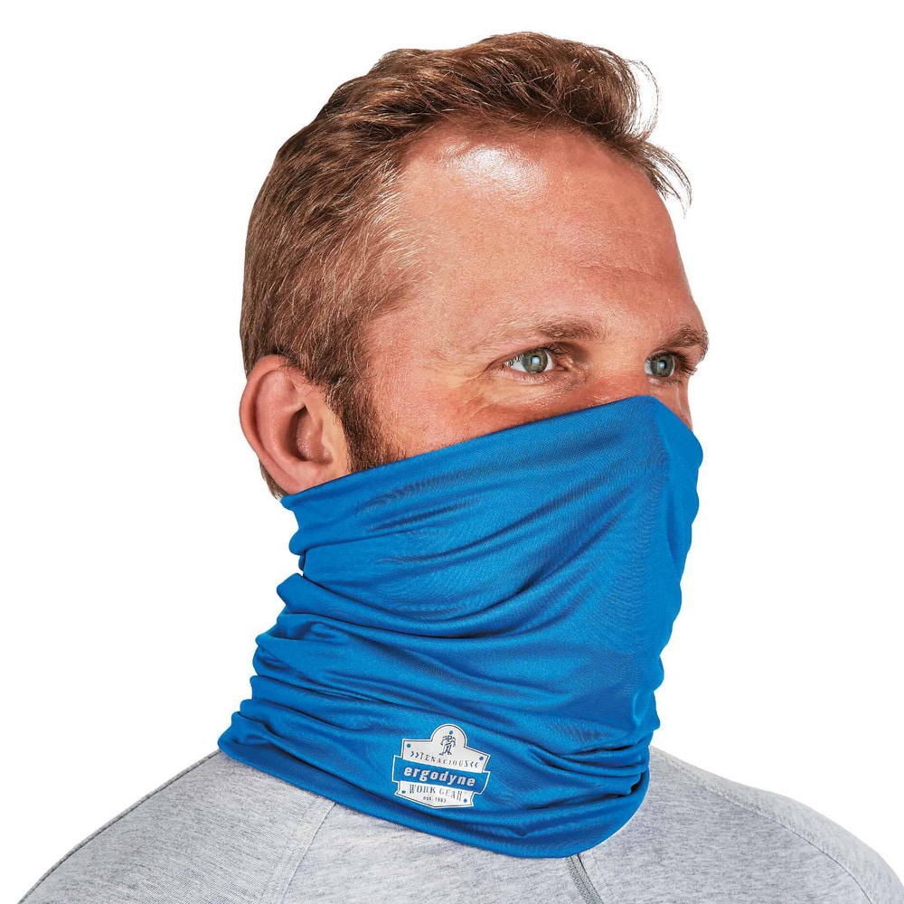 Gaiter: Size Universal, Blue, Anti-Odor Treatment, Machine Washable, Moisture Wicking, Reflective Accents & Sun Protection  UPF 50+