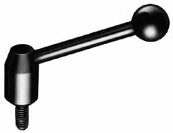 J.W. Winco 12N50A14/E Metric Size Threaded Stud Adjustable Clamping Handle: M12 x 1.75 Thread, 23 mm Hub Dia, Steel 