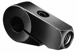 Gear-Lever Split Hubs; Thread Size: M8x1.25 ; Centerpoint to End: 1.42 ; Hole Size: B10 (Decimal Inch); Tapped Depth: 0.43 ; Diameter: 0.94 ; PSC Code: 5340