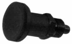 M12x1.5, 19.6mm Thread Length, 6.1mm Plunger Diam, Knob Handle Indexing Plunger