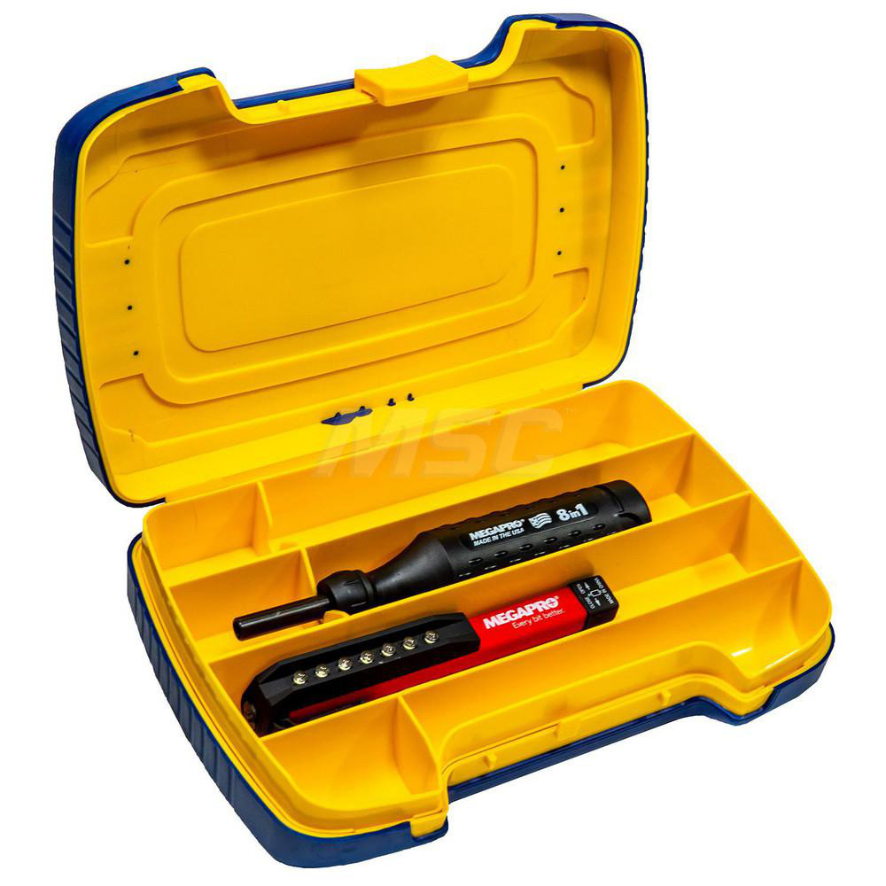 Megapro Bit Screwdrivers; Type Black 8in1 Kit ; Tip Type Screwdriver Bit Set ; Screwdriver