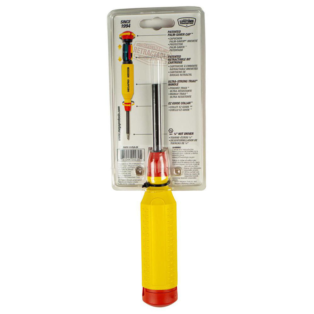 Megapro Bit Screwdrivers; Type Robertson 15in1 MultiBit