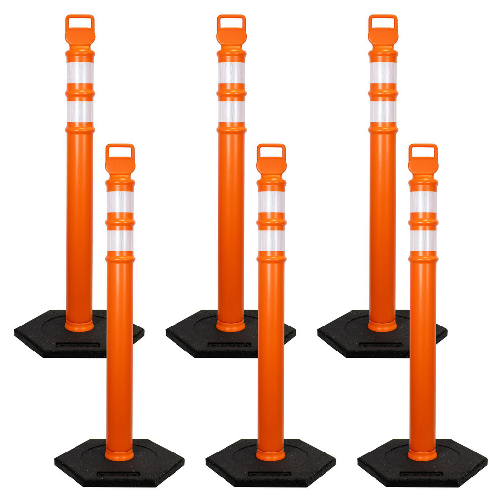 Mr. Chain | PRO-SAFE Delineators, Traffic Orange, 6/pk | Part #78212-6