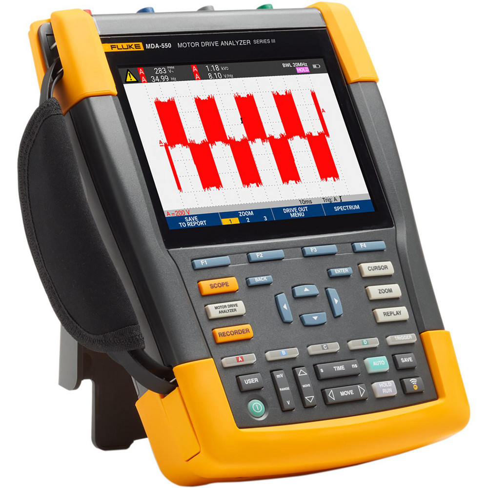 Fluke Oscilloscopes; Oscilloscope Type Portable Oscilloscope; Bandwidth (MHz) 500; Number of