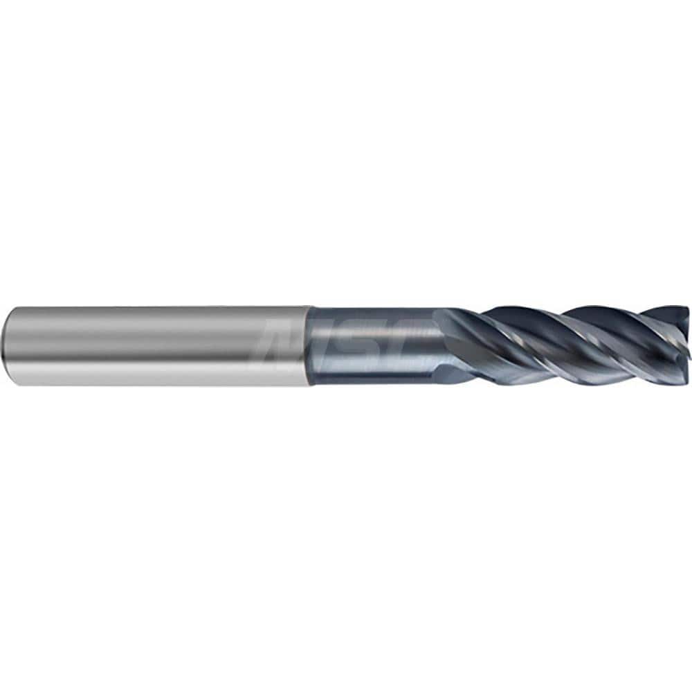 Guhring - Square End Mill: 12 mm Dia, 28 mm LOC, 4 Flute, Solid Carbide ...