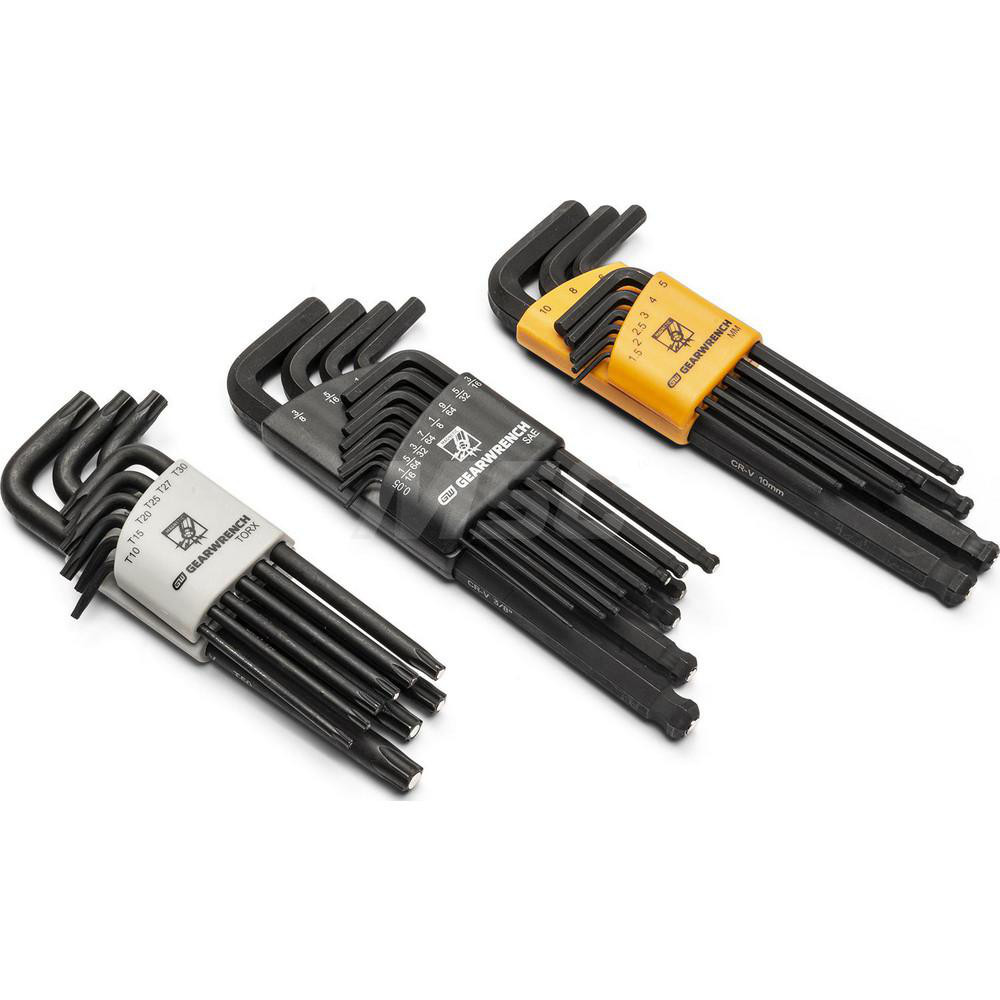 GEARWRENCH Hex Key Sets; Tool Type Hex; Handle Type LHandle