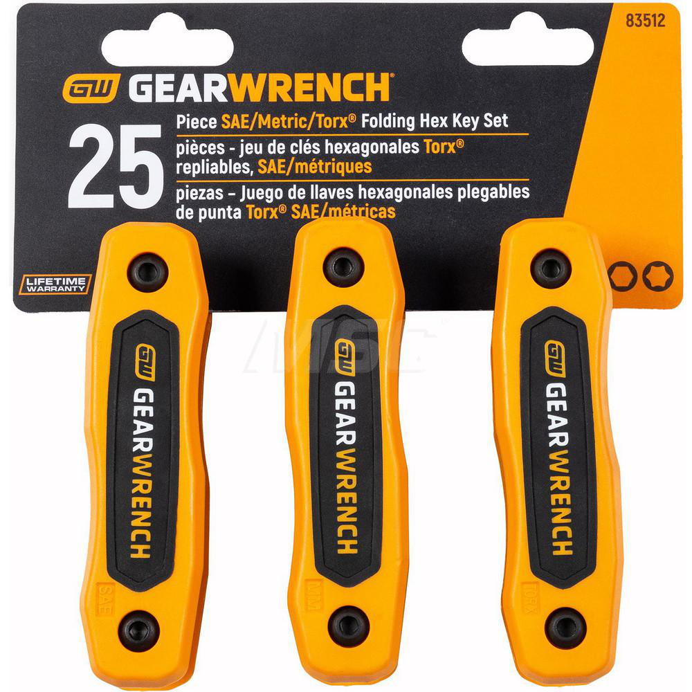 GEARWRENCH Hex Key Sets; Tool Type Hex; Handle Type FoldUp