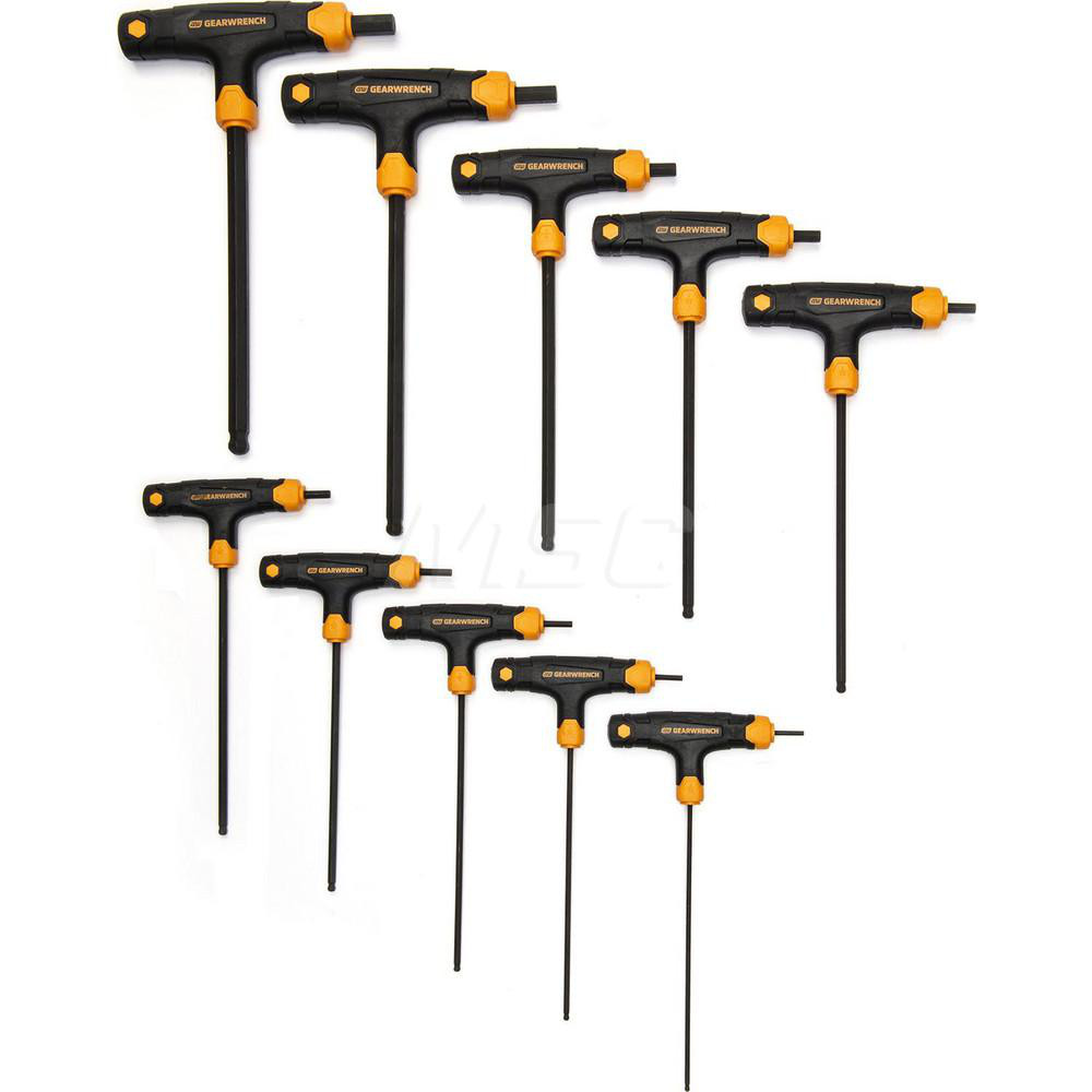 GEARWRENCH Hex Key Sets; Tool Type Hex; Handle Type THandle