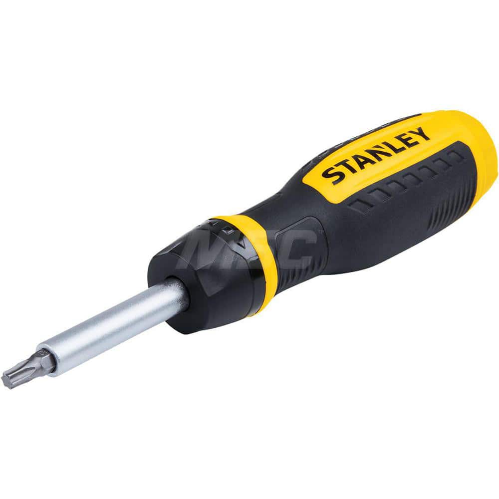 Stanley - Screwdriver Insert Round Bit Set: Industrial Tip Supply 11494564 - 1/4″ - Drive, MSC