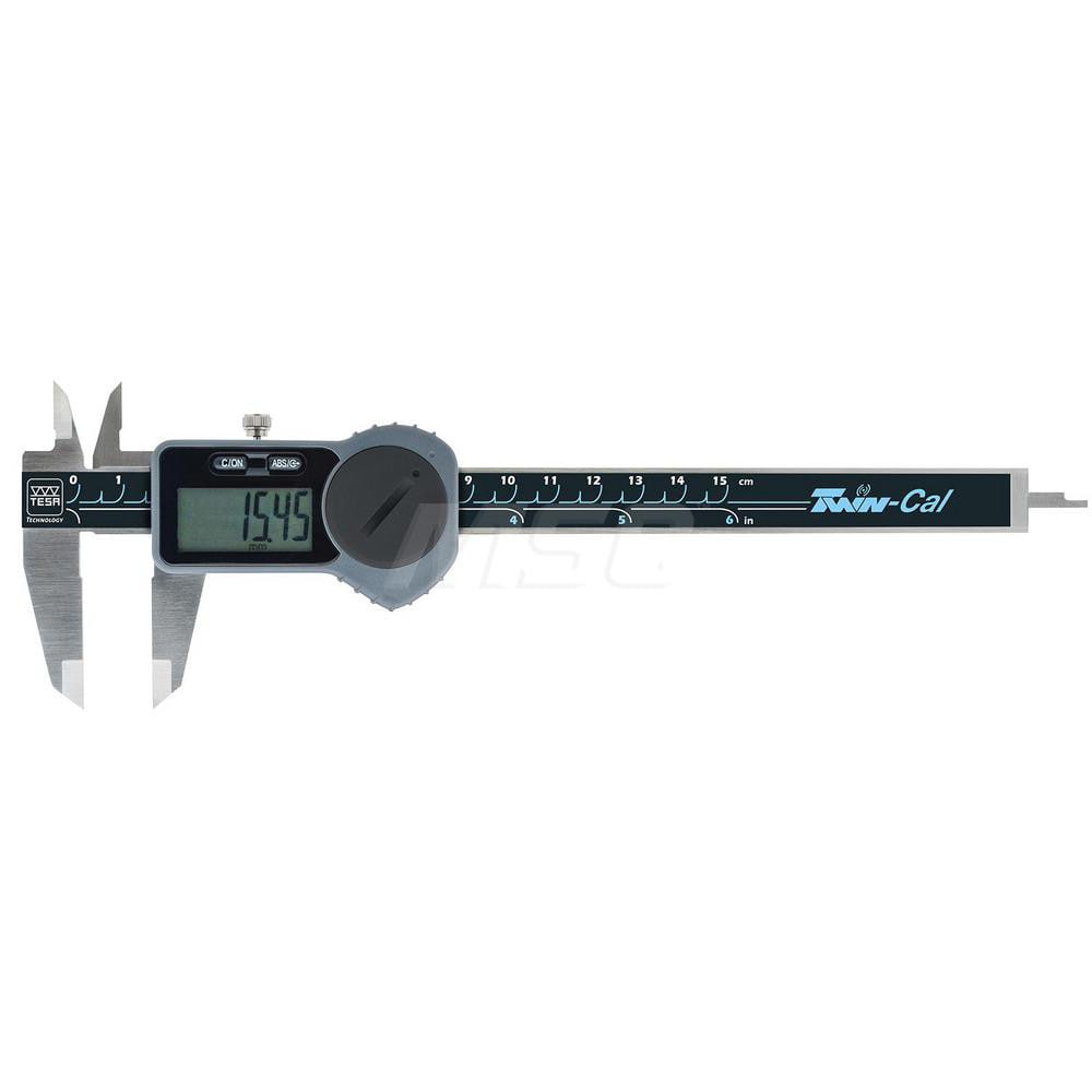 TESA Brown & Sharpe 530097 Electronic Caliper: 0 to 6", 0.0005" Resolution, IP40 Image