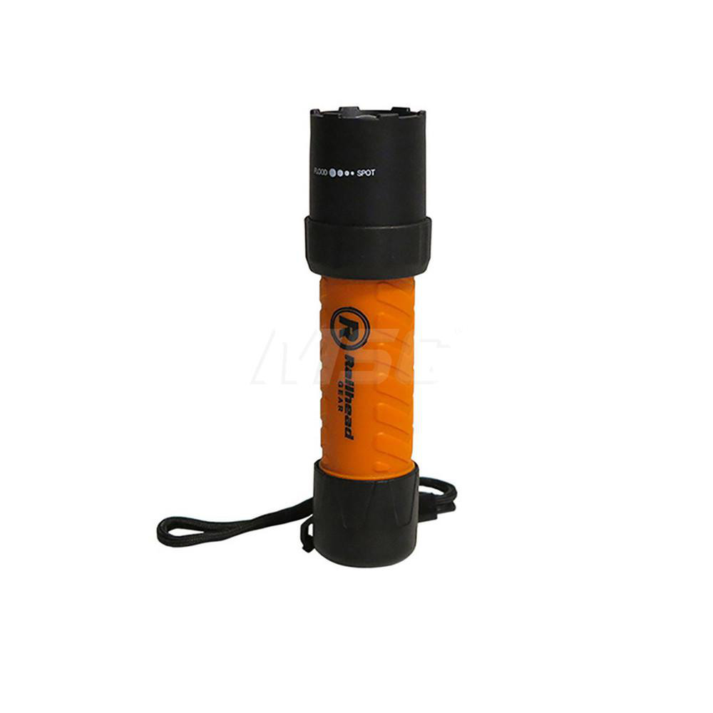Flashlights: Flashlight Type: Flashlight; Light Output: 550; Bulb Type: LED; Battery Size: AAA - Orange
