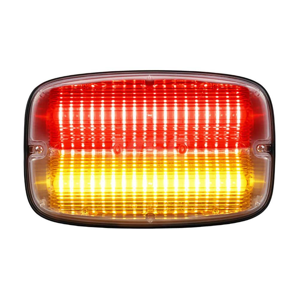 Emergency Light Assemblies; Type: Flashing Led Warning ; Flash Rate: Variable ; Flash Rate (FPM): 13 ; Mount: Surface ; Color: Red/Amber ; Power Source: 12 Volt DC