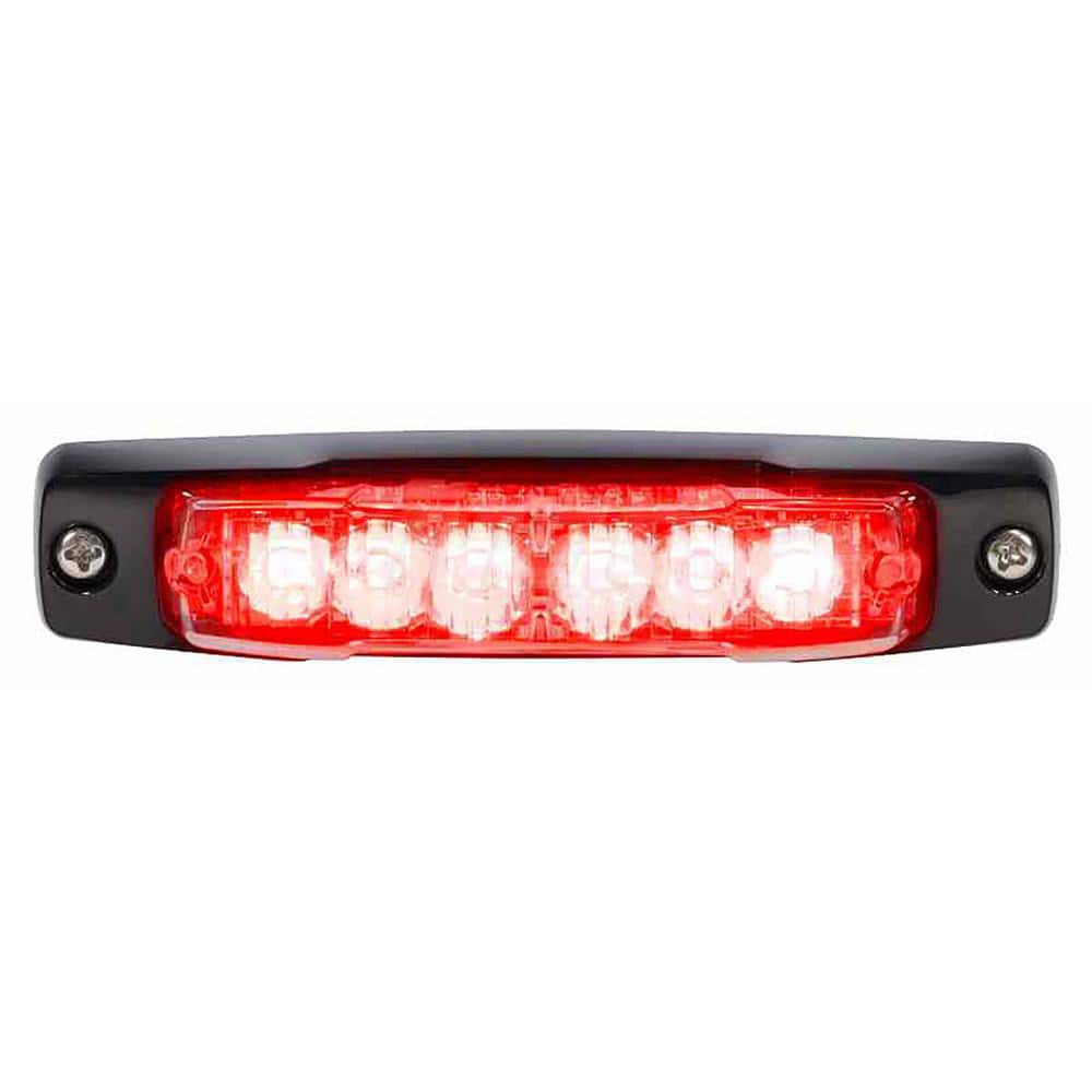 Emergency Light Assemblies; Type: Led Warning Light ; Flash Rate: Variable ; Flash Rate (FPM): 27 ; Mount: Surface ; Color: Red ; Power Source: 12 Volt DC
