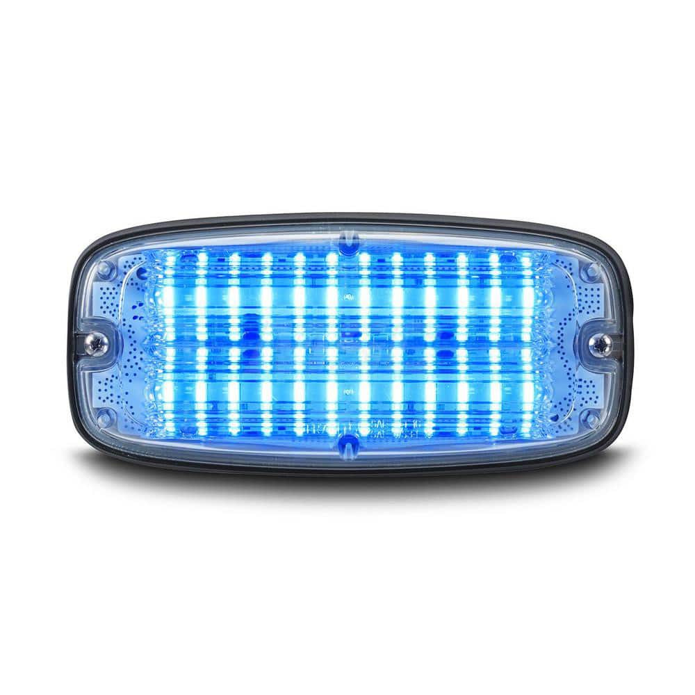 Emergency Light Assemblies; Type: Flashing Led Warning ; Flash Rate: Variable ; Flash Rate (FPM): 13 ; Mount: Surface ; Color: Blue ; Power Source: 12 Volt DC