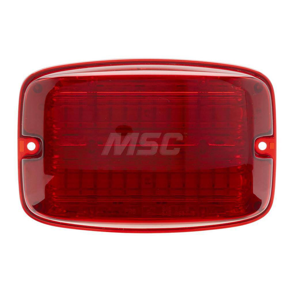 Emergency Light Assemblies; Type: Led Warning Light ; Flash Rate: Variable ; Flash Rate (FPM): 13 ; Mount: Surface ; Color: Red ; Power Source: 12 Volt DC
