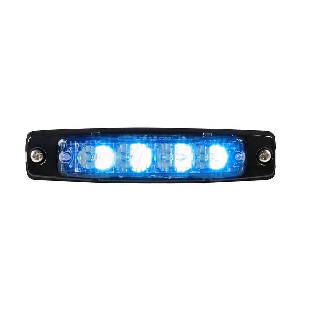 Emergency Light Assemblies; Type: Led Warning Light ; Flash Rate: Variable ; Flash Rate (FPM): 27 ; Mount: Surface ; Color: Blue ; Power Source: 12 Volt DC
