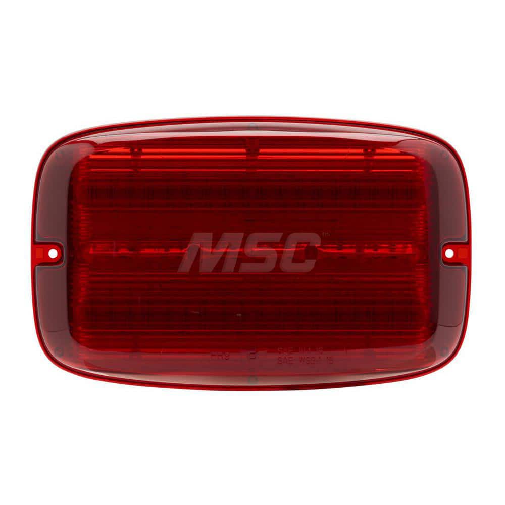 Emergency Light Assemblies; Type: Flashing Led Warning ; Flash Rate: Variable ; Flash Rate (FPM): 13 ; Mount: Surface ; Color: Red ; Power Source: 12 Volt DC