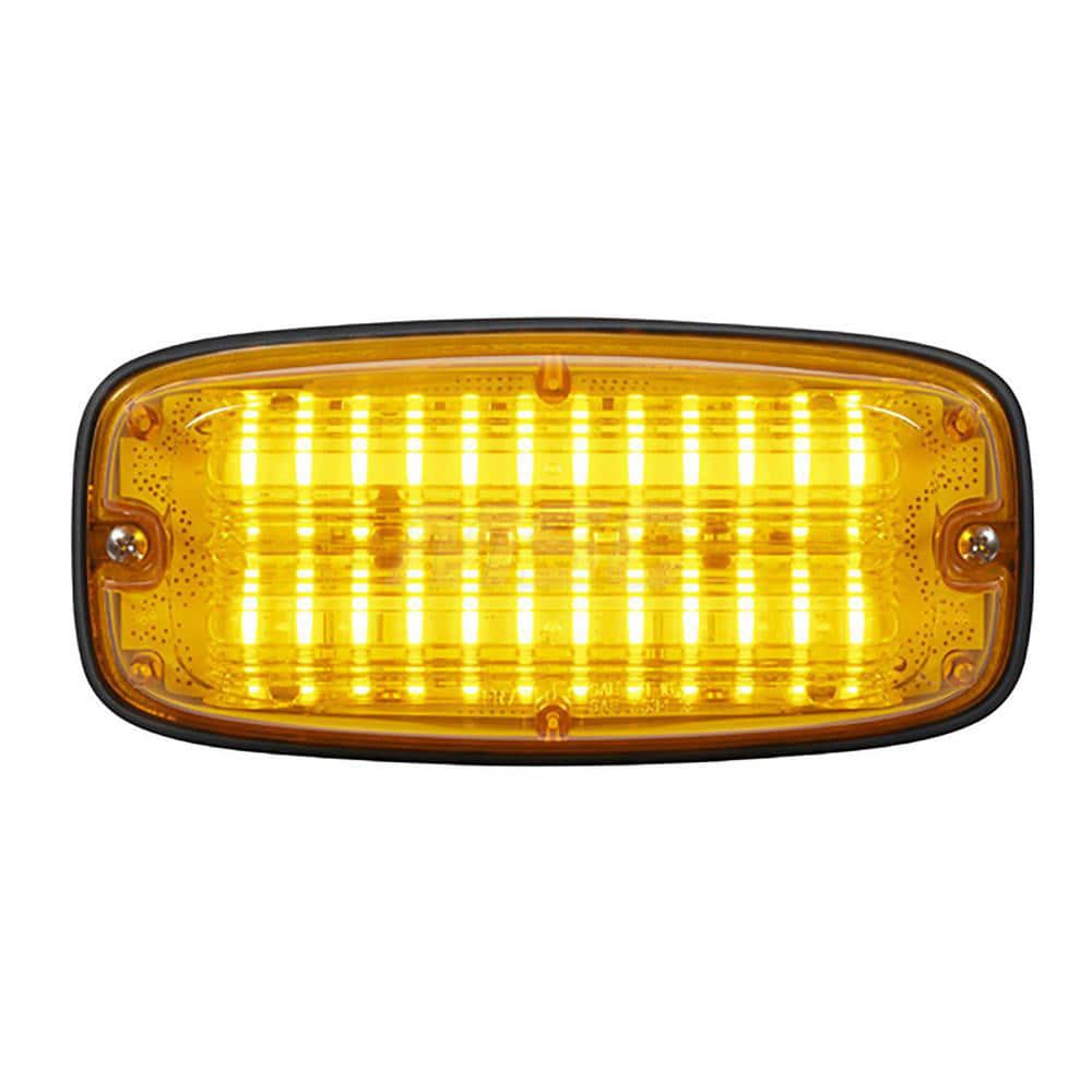 Emergency Light Assemblies; Type: Flashing Led Warning ; Flash Rate: Variable ; Flash Rate (FPM): 13 ; Mount: Surface ; Color: CAC Title 13, AmberClass ; Power Source: 12 Volt DC