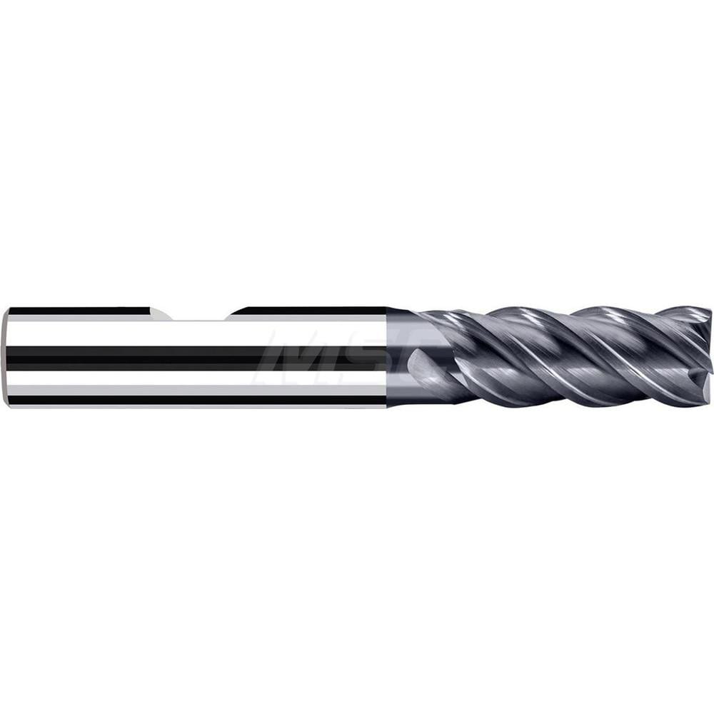 Square End Mill: 1/8" Dia, 0.2750" LOC, 4 Flute, Solid Carbide