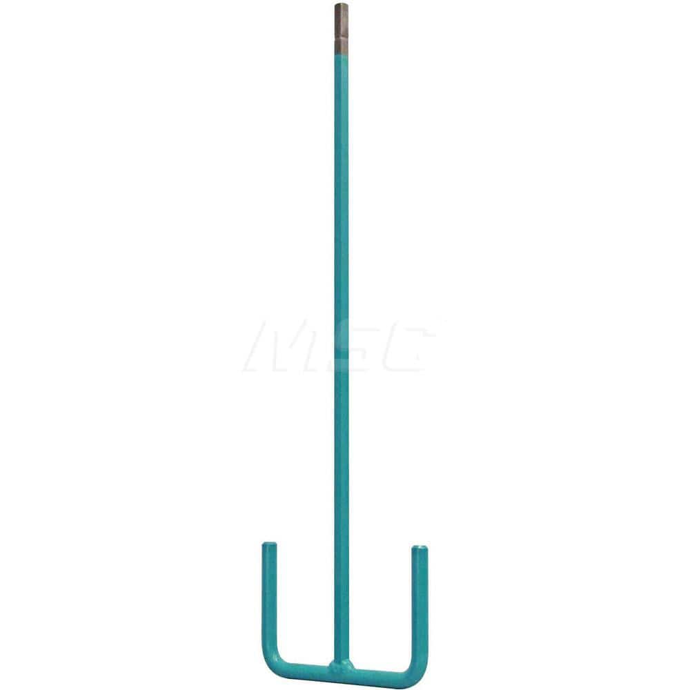 Spoons & Mixing Paddles; Spoon Type: Replacement Paddle ; Material Family: Steel ; Material: Steel ; Overall Length (Inch): 23 ; Color: Teal